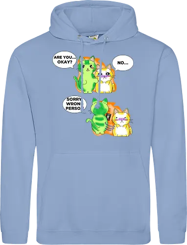 Kawaii-Sarkasmus Alles okay? Falsche Katze