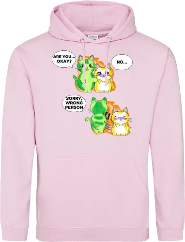 Kawaii-Sarkasmus Alles okay? Falsche Katze