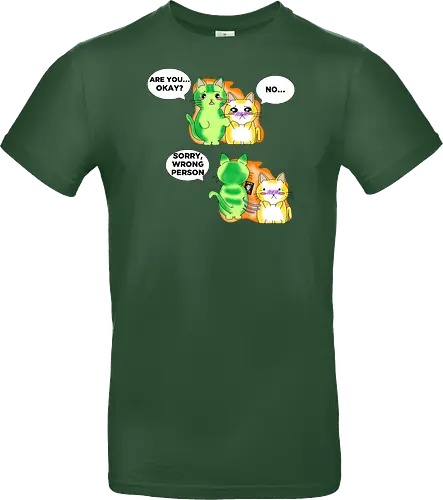 Kawaii-Sarkasmus Alles okay? Falsche Katze