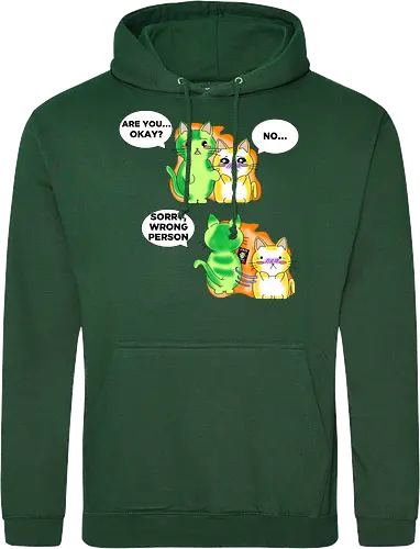 Kawaii-Sarkasmus Alles okay? Falsche Katze