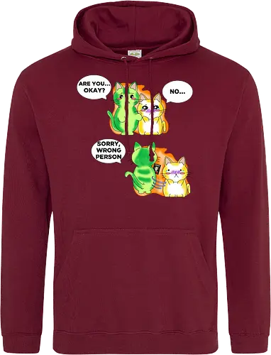 Kawaii-Sarkasmus Alles okay? Falsche Katze