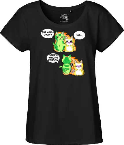 Kawaii-Sarkasmus Alles okay? Falsche Katze