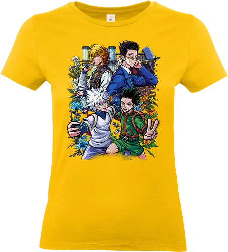 Unbreakable Hunters - Hunter, HxH, HxHAnime, HxHManga, YoshihiroTogashi, GonFreecss, KilluaZoldyck, Kurapika, Leorio, AnimeDesign, Otaku, WeebCulture, AnimeMerch, AnimeTshirt, Hisoka, PhantomTroupe, ZoldyckFamily, Nen, NenAbility, AnimePower, AnimeBattle, AnimeArt, AnimeFanart, Anime, AnimeLovers, AnimeCommunity, Shonen - Standard T-Shirt (Frauen)