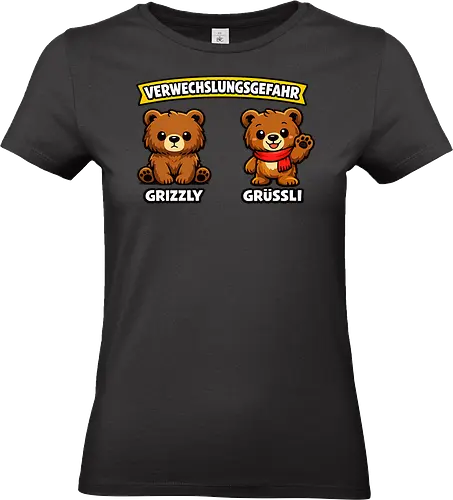 Grüßli - Simlow, Twitch, Streamer, Katze, Bär, Lustig - Standard T-Shirt (Frauen)