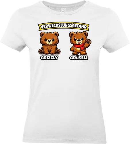 Grüßli - Simlow, Twitch, Streamer, Katze, Bär, Lustig - Standard T-Shirt (Frauen)