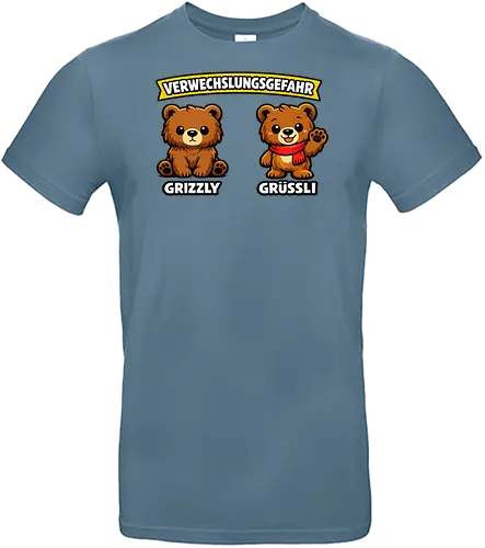 Grüßli - Simlow, Twitch, Streamer, Katze, Bär, Lustig - Standard T-Shirt