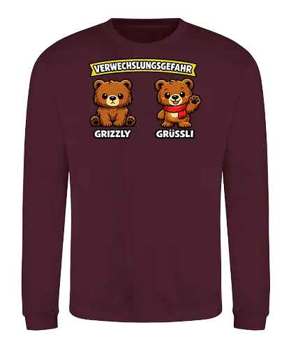 Grüßli - Simlow, Twitch, Streamer, Katze, Bär, Lustig - Sweatshirt