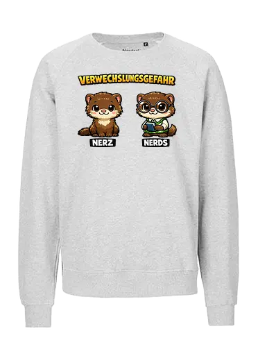 Nerds - Simlow, Twitch, Streamer, Katze, Chaos, Lustig - Fairtrade Sweatshirt