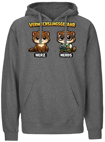Nerds - Simlow, Twitch, Streamer, Katze, Chaos, Lustig - Fairtrade Hoodie