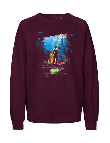 Princess of the forest - mononoke hime, anime, movie, fantasy - Fairtrade Sweatshirt