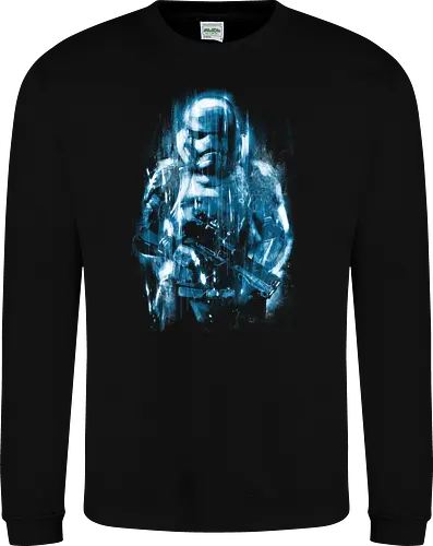 Trooper under the rain