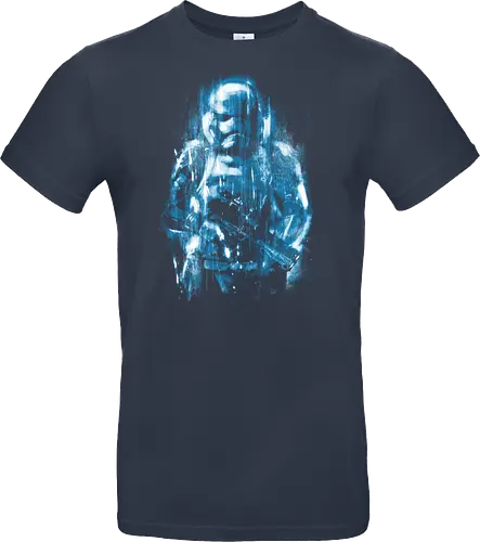 Trooper under the rain