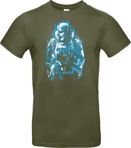 Trooper under the rain