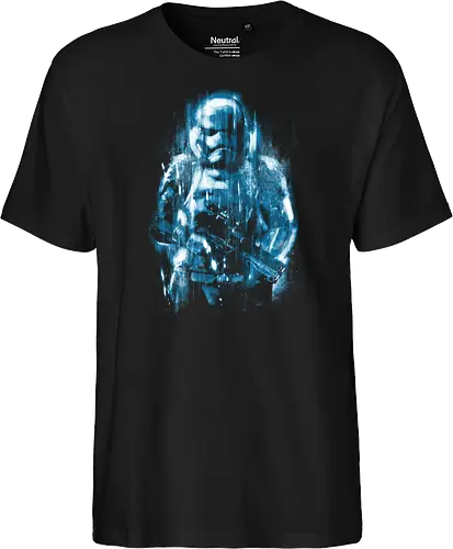 Trooper under the rain