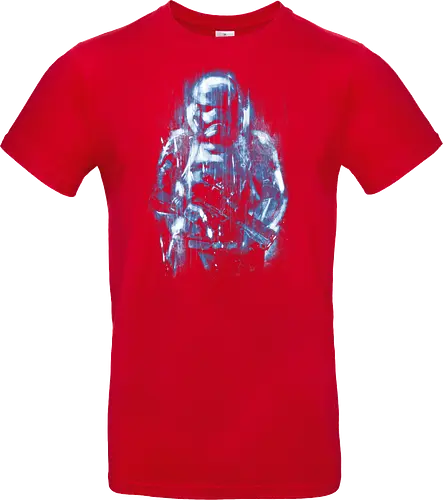 Trooper under the rain