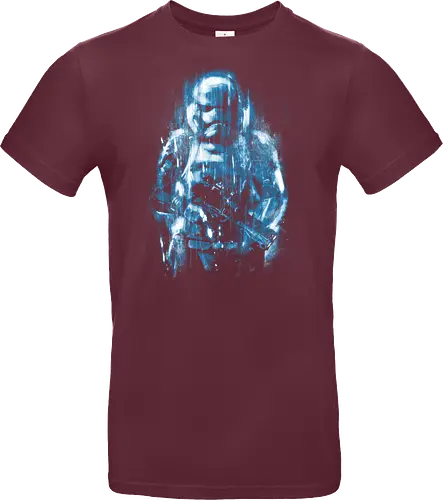 Trooper under the rain