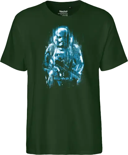 Trooper under the rain