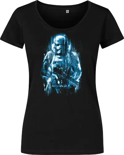 Trooper under the rain