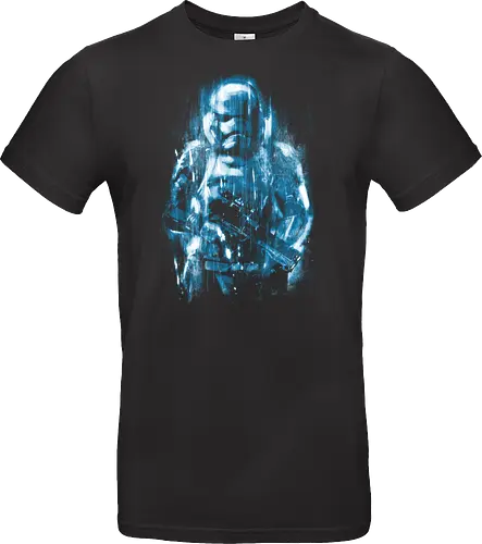 Trooper under the rain