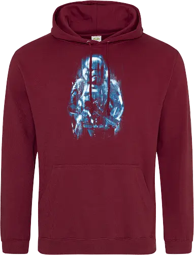 Trooper under the rain