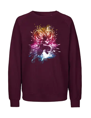 The way to the heart - gaming, video game, Kingdom, Sora, keyblade - Fairtrade Sweatshirt