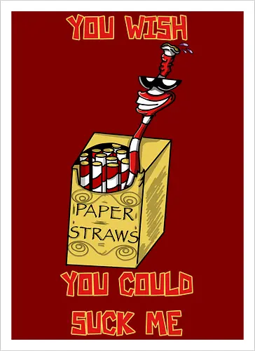 Papiershalme? Zieh doch!