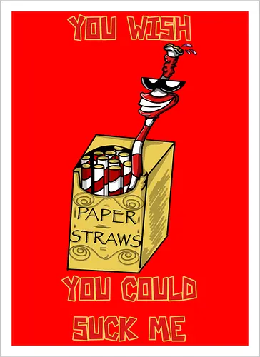 Papiershalme? Zieh doch!