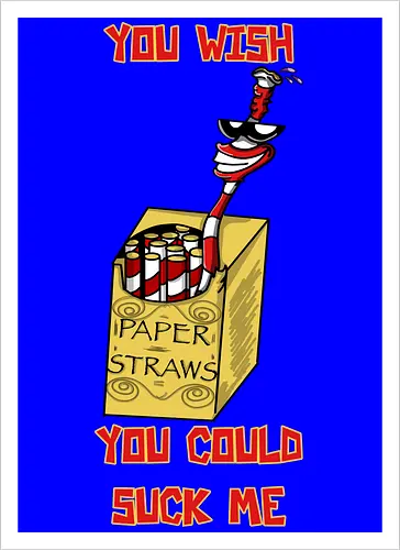 Papiershalme? Zieh doch!