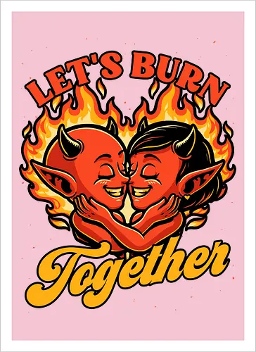 Valentines Burn Together