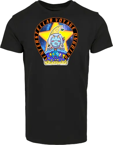 Kawaii Katze Interstellare Reise läuft