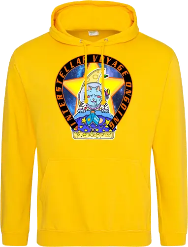 Kawaii Katze Interstellare Reise läuft