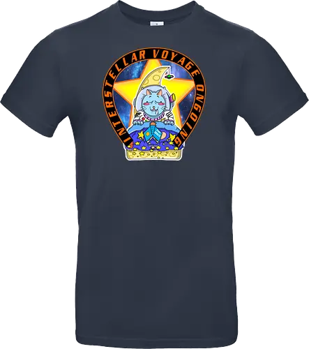 Kawaii Katze Interstellare Reise läuft