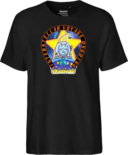 Kawaii Katze Interstellare Reise läuft