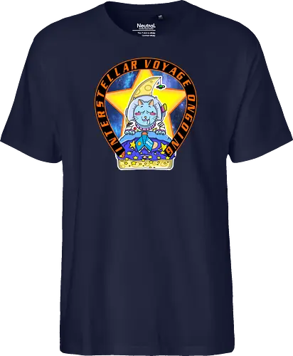 Kawaii Katze Interstellare Reise läuft