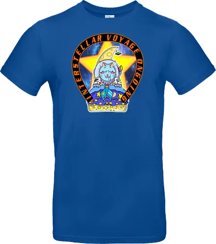 Kawaii Katze Interstellare Reise läuft