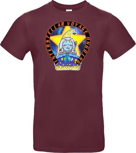 Kawaii Katze Interstellare Reise läuft