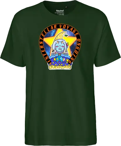 Kawaii Katze Interstellare Reise läuft