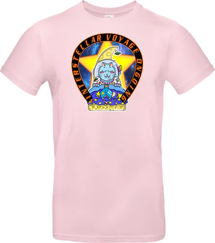 Kawaii Katze Interstellare Reise läuft