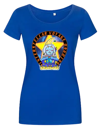 Kawaii Katze Interstellare Reise läuft