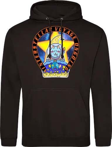 Kawaii Katze Interstellare Reise läuft