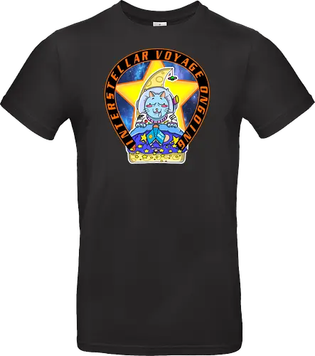 Kawaii Katze Interstellare Reise läuft