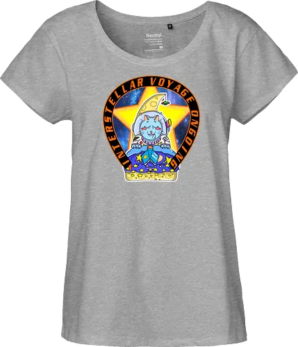 Kawaii Katze Interstellare Reise läuft