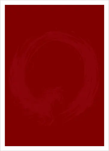 enso of red horse