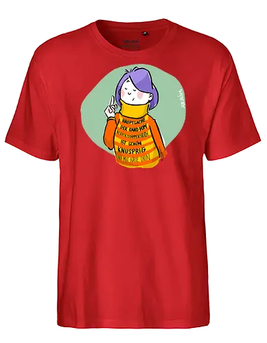 Hauptsache der Rand vom Nervenzusammenbruch... - Ringelpullisprüche, Ringeldinger, streifenweise, Spruch, Weisheit, Motivation, Ringelpulli, SprücheShirt, Cartoon Illustration, Statement, Handgezeichnet, Humor, Selbstironie, Streifenpulli, Spruchshirt, deutsch - Fairtrade T-Shirt