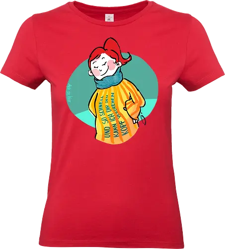 Und so schnell... - Ringelpullisprüche, Ringeldinger, streifenweise, Spruch, Weisheit, Motivation, Ringelpulli, SprücheShirt, Cartoon Illustration, Statement, Handgezeichnet, Humor, Selbstironie, Streifenpulli, Spruchshirt, deutsch - Standard T-Shirt (Frauen)