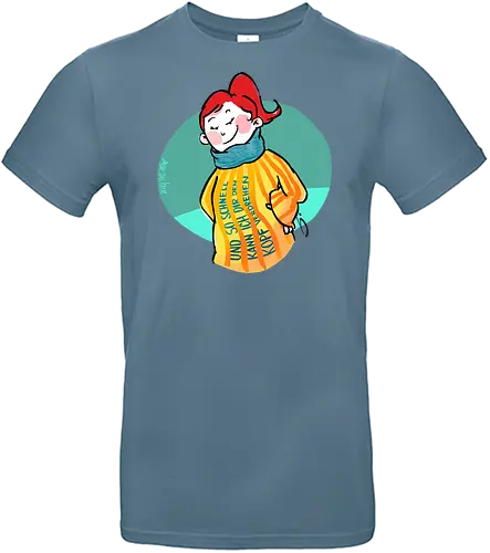 Und so schnell... - Ringelpullisprüche, Ringeldinger, streifenweise, Spruch, Weisheit, Motivation, Ringelpulli, SprücheShirt, Cartoon Illustration, Statement, Handgezeichnet, Humor, Selbstironie, Streifenpulli, Spruchshirt, deutsch - Standard T-Shirt