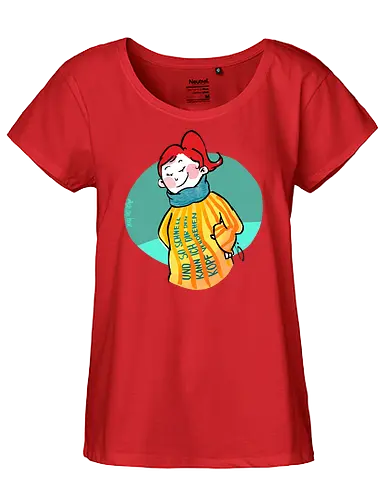 Und so schnell... - Ringelpullisprüche, Ringeldinger, streifenweise, Spruch, Weisheit, Motivation, Ringelpulli, SprücheShirt, Cartoon Illustration, Statement, Handgezeichnet, Humor, Selbstironie, Streifenpulli, Spruchshirt, deutsch - Fairtrade Girl Shirt