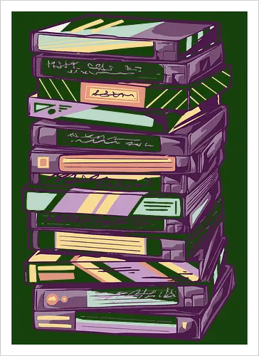 Retro VHS Kassette – Zurückspulen in die 90er Nostalgie