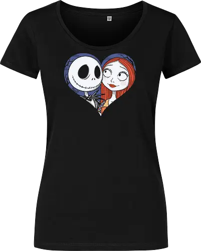 Love Never Dies - love never dies, dark love art, alternative romance, gothic couple, eternal love, romantic illustration, spooky love, outsider love - Damen T-Shirt