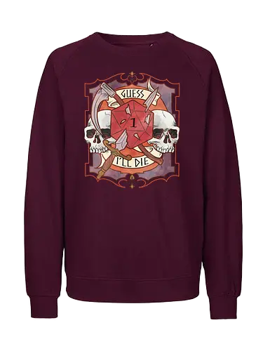 Crit happens - Pen and Paper, Pen and paper, citical hit, vecna, dungeon master, forgotten realm, ravenloft, dnd warrior - Fairtrade Sweatshirt